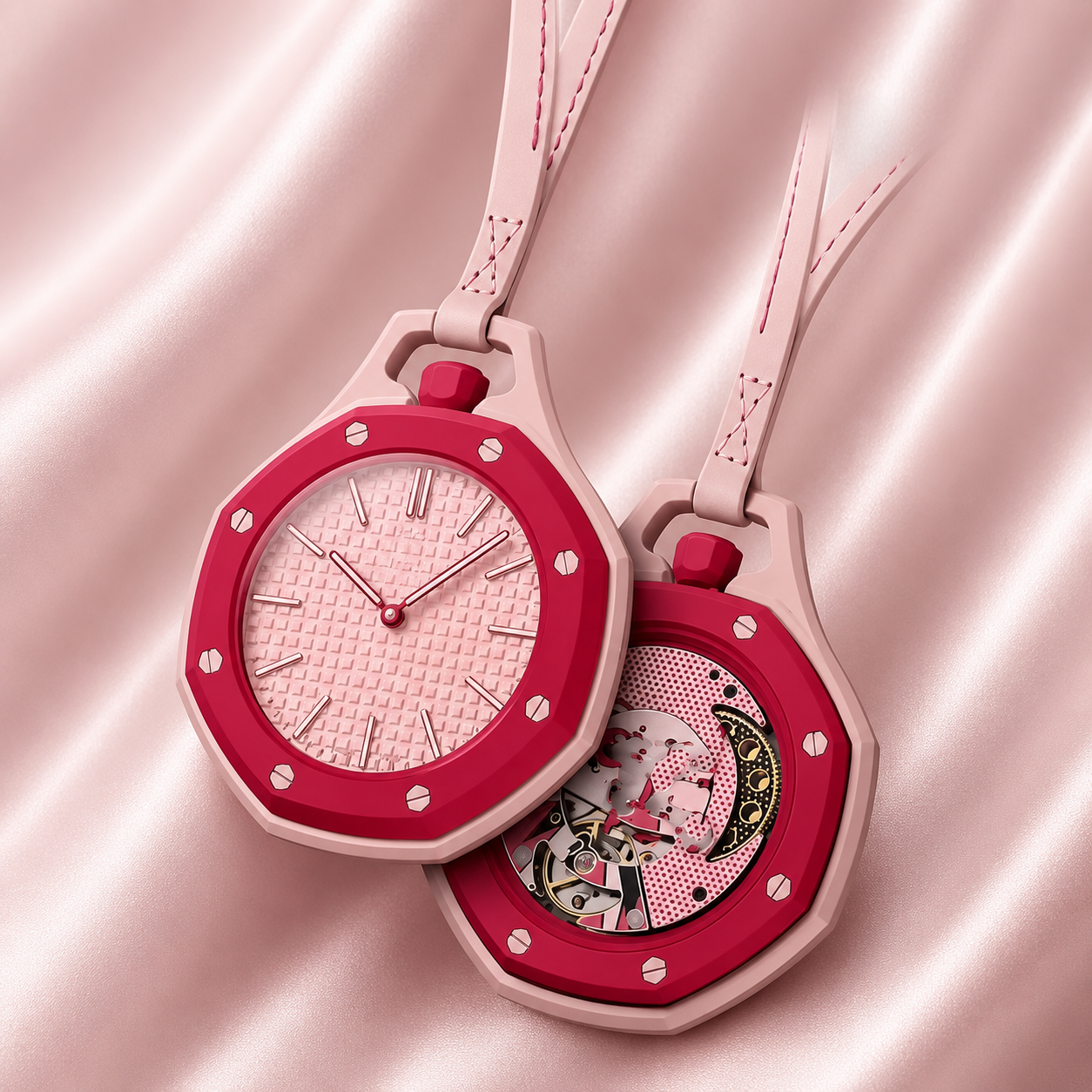 Meridian Skeleton Pocket Watch