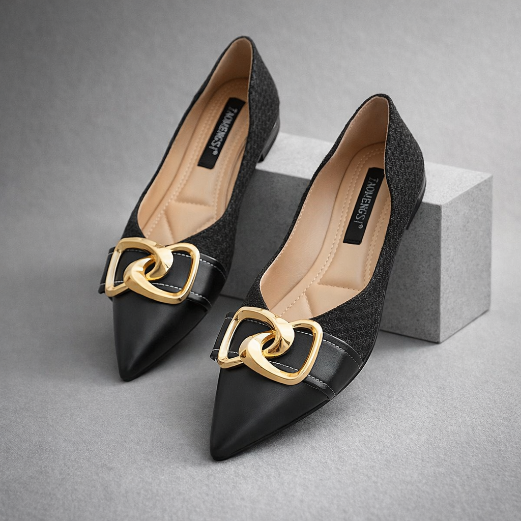 Verona Leather Flats
