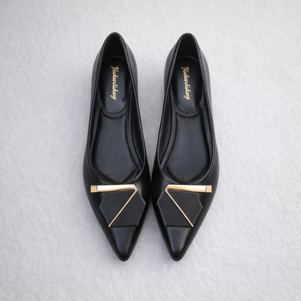 Orlina Leather Flats
