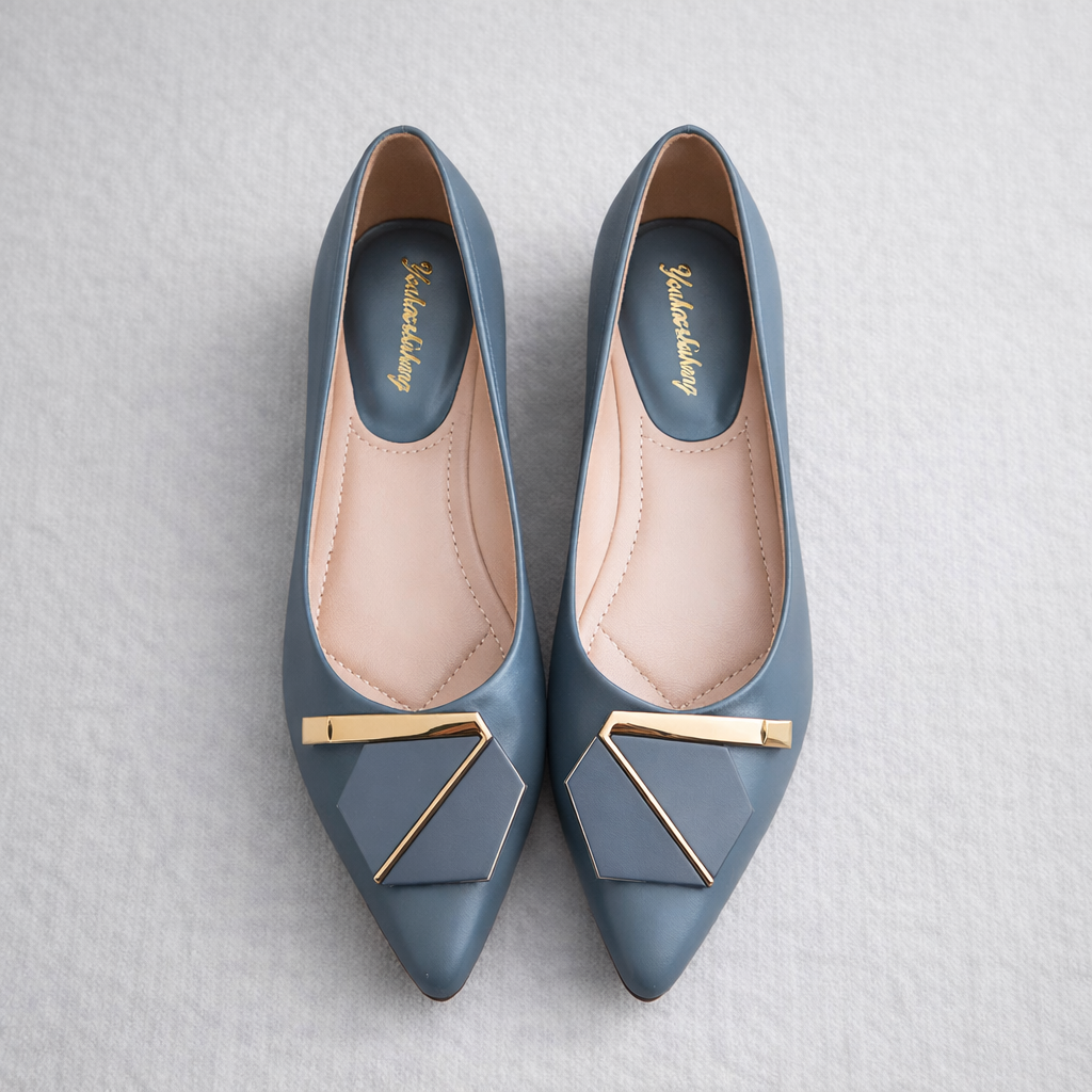 Orlina Leather Flats