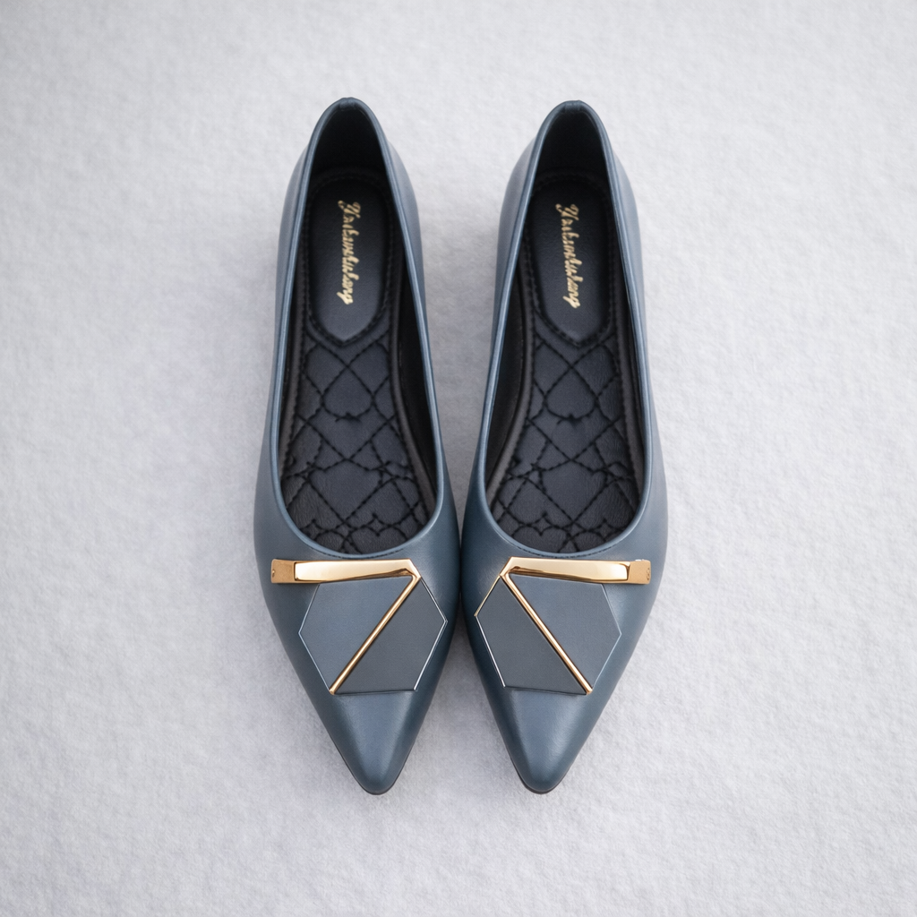 Orlina Leather Flats