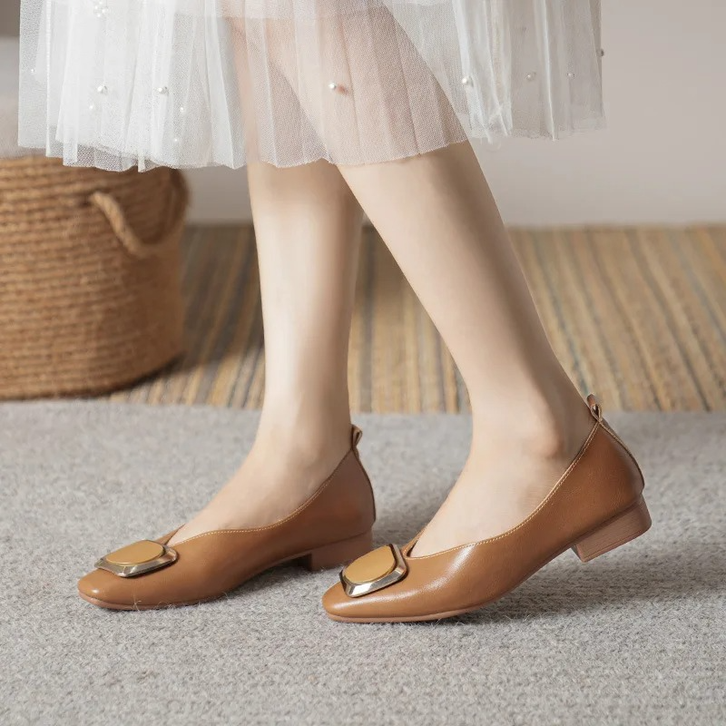 Lumé Leather Flats