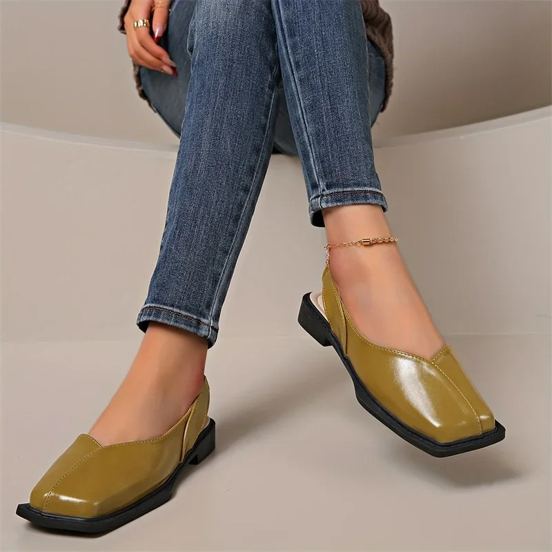 Mila Leather Flats
