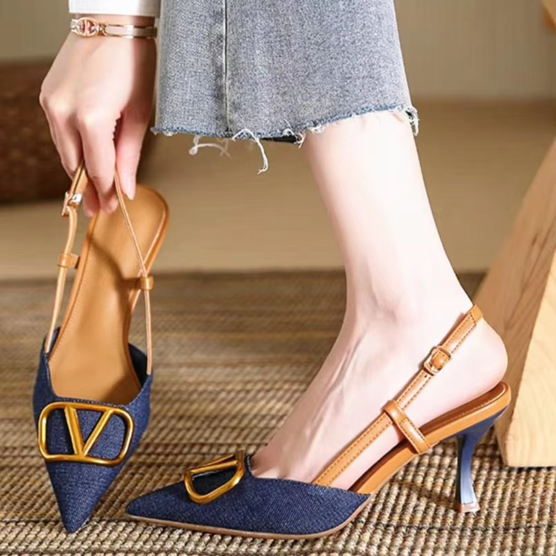 Monterey Denim Heels