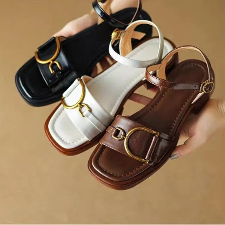 Diora Leather Sandals