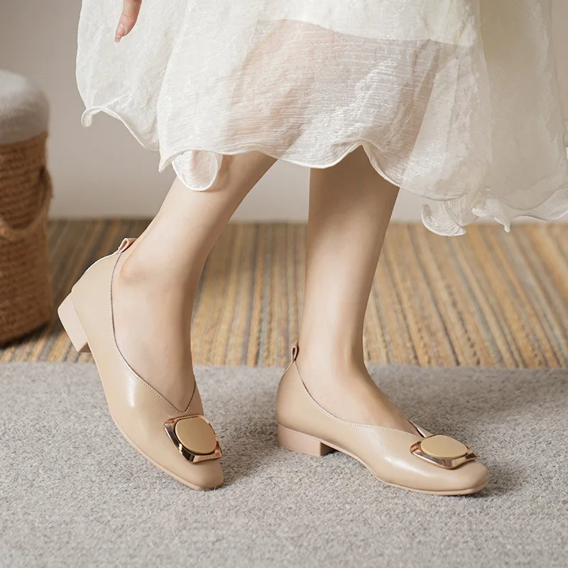 Lumé Leather Flats