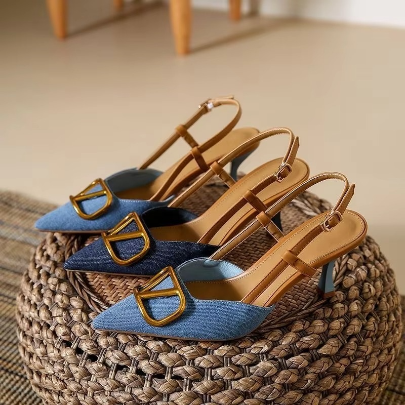 Monterey Denim Heels