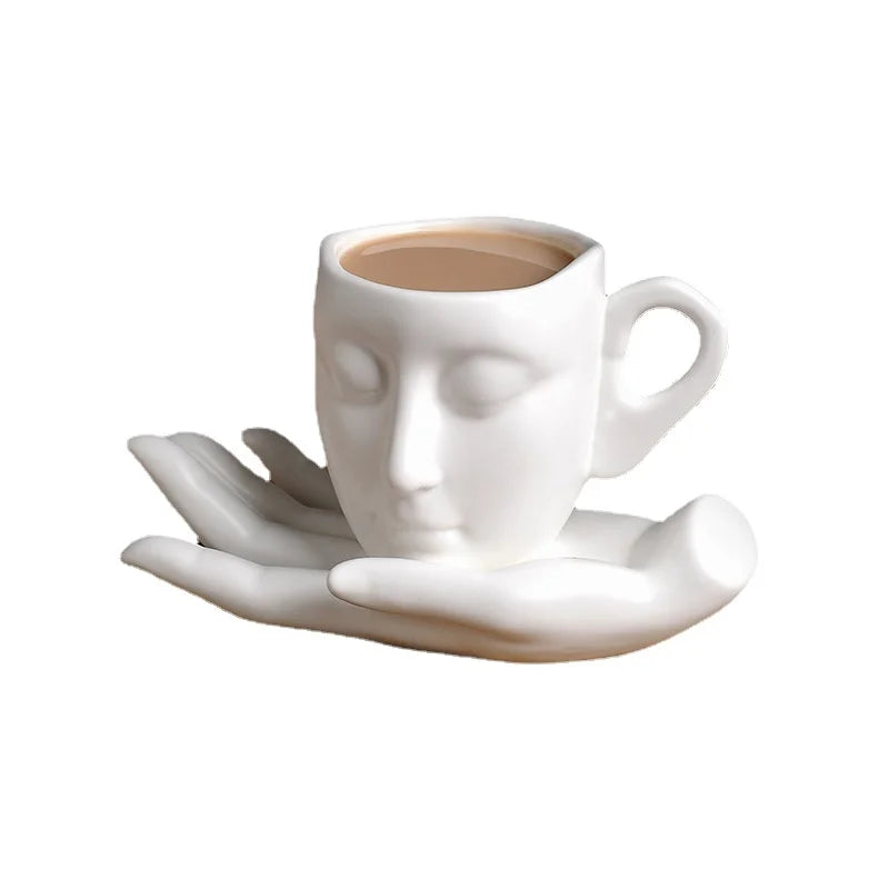 Faceless Ceramic Tea Cups