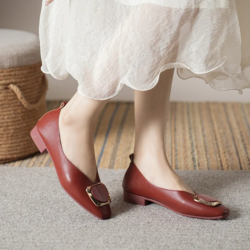 Lumé Leather Flats