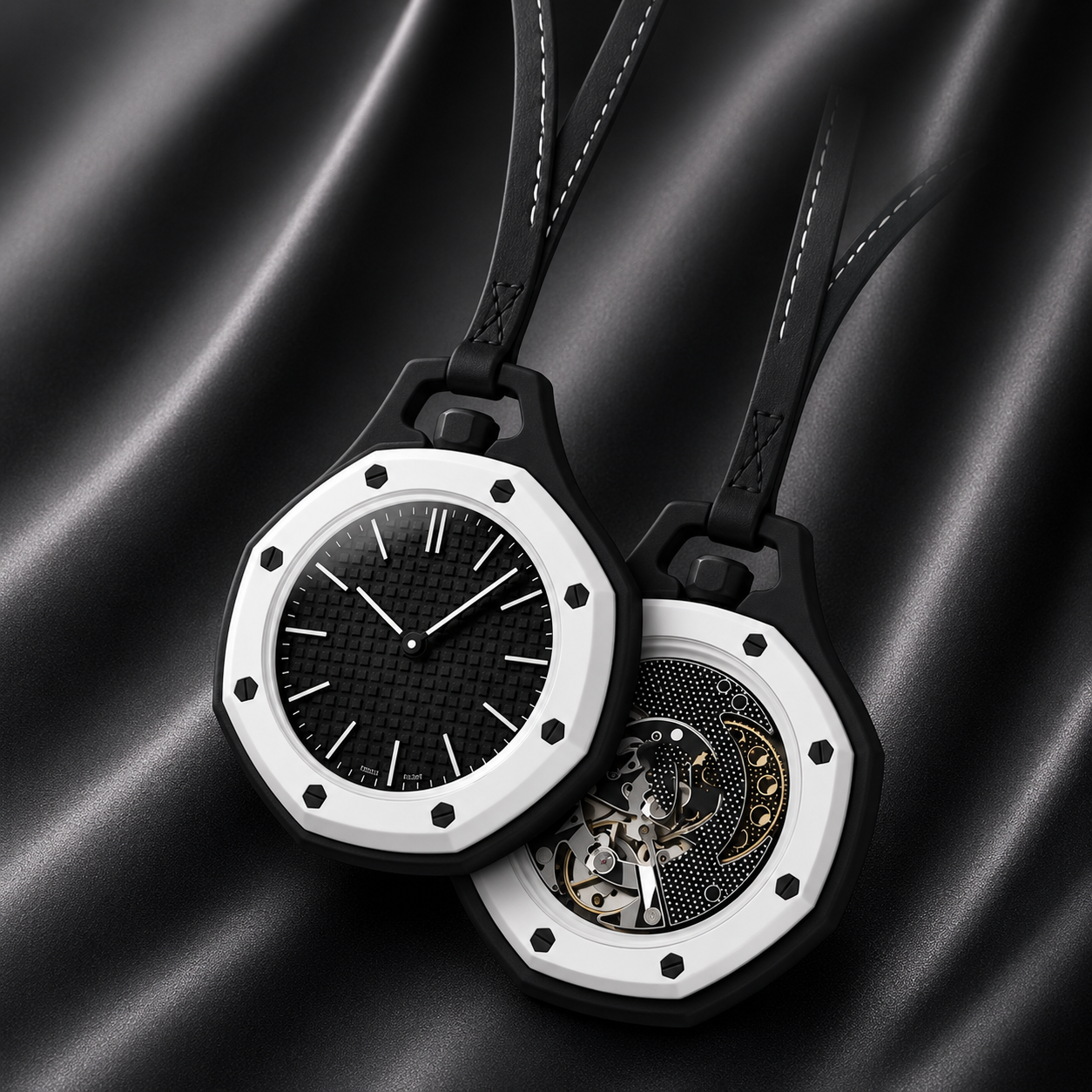 Meridian Skeleton Pocket Watch