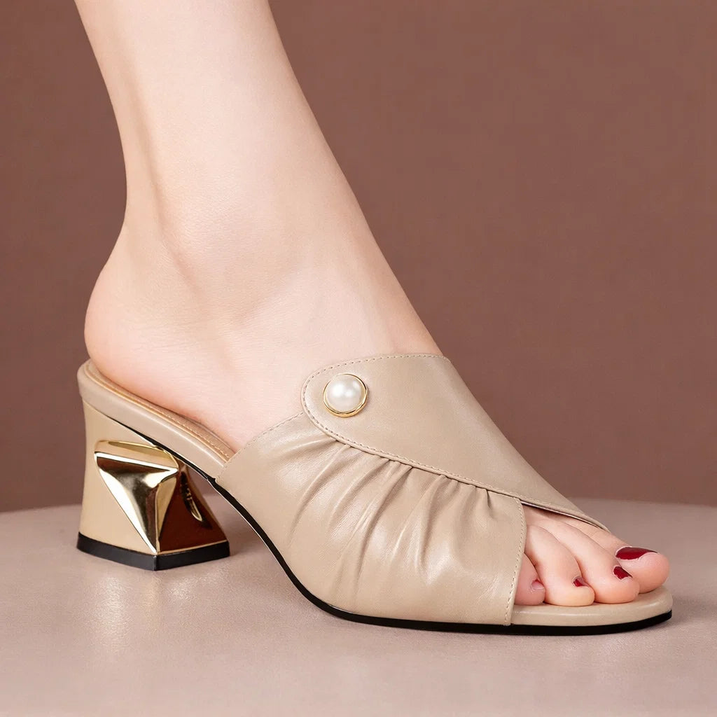 Lumi Leather Heel