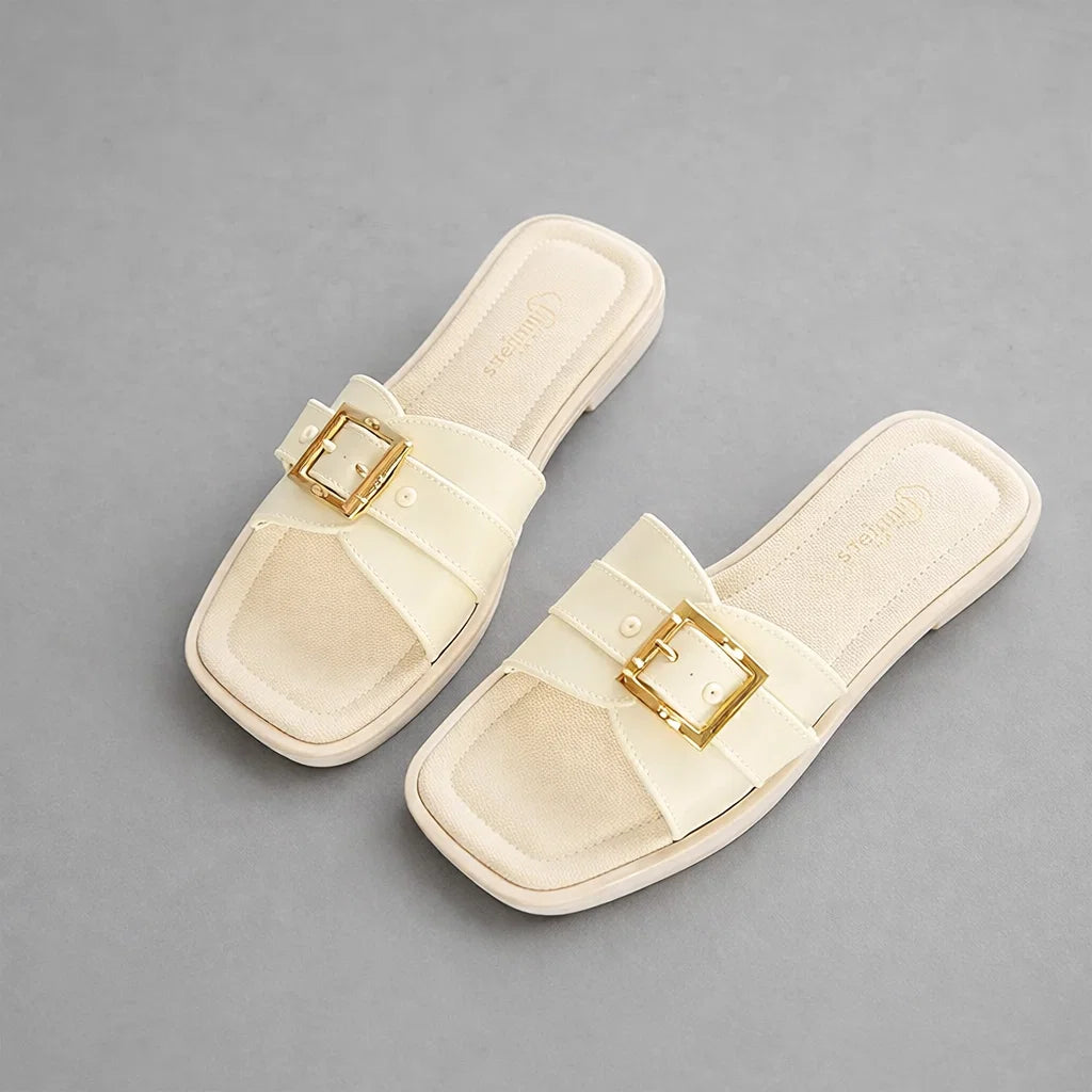 Orlina Leather Flats