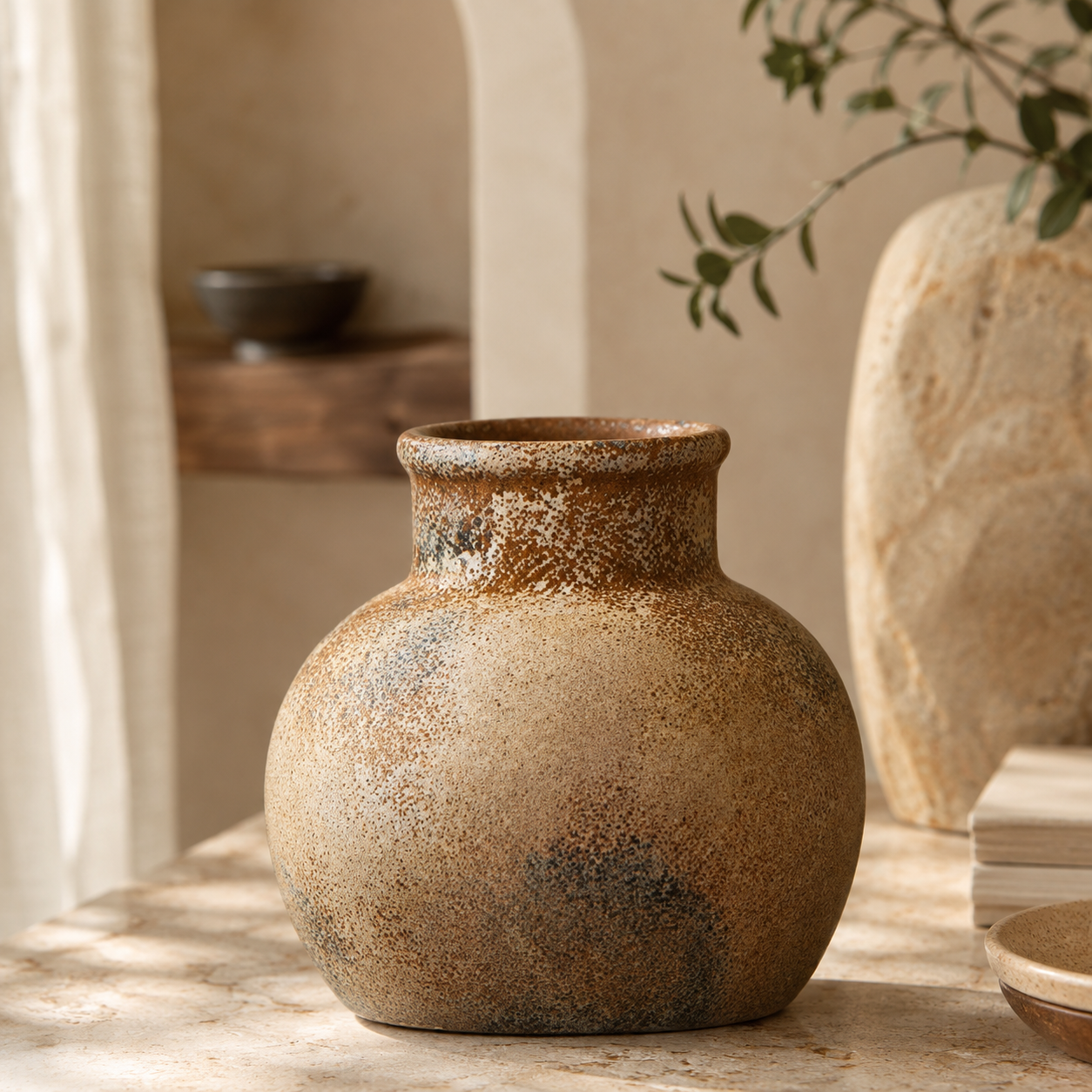 Adobe Ceramic Vase