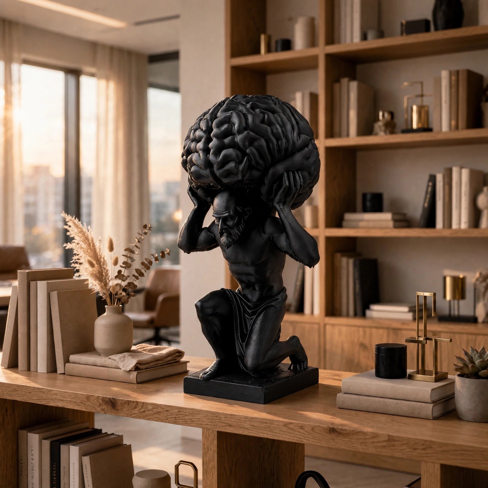 Atlas "The Thinker" Statue