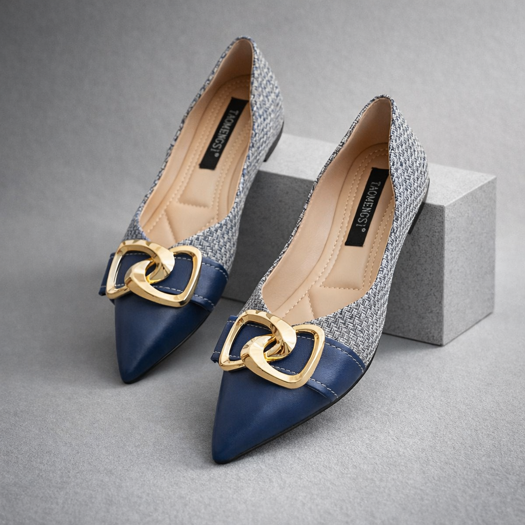 Verona Leather Flats