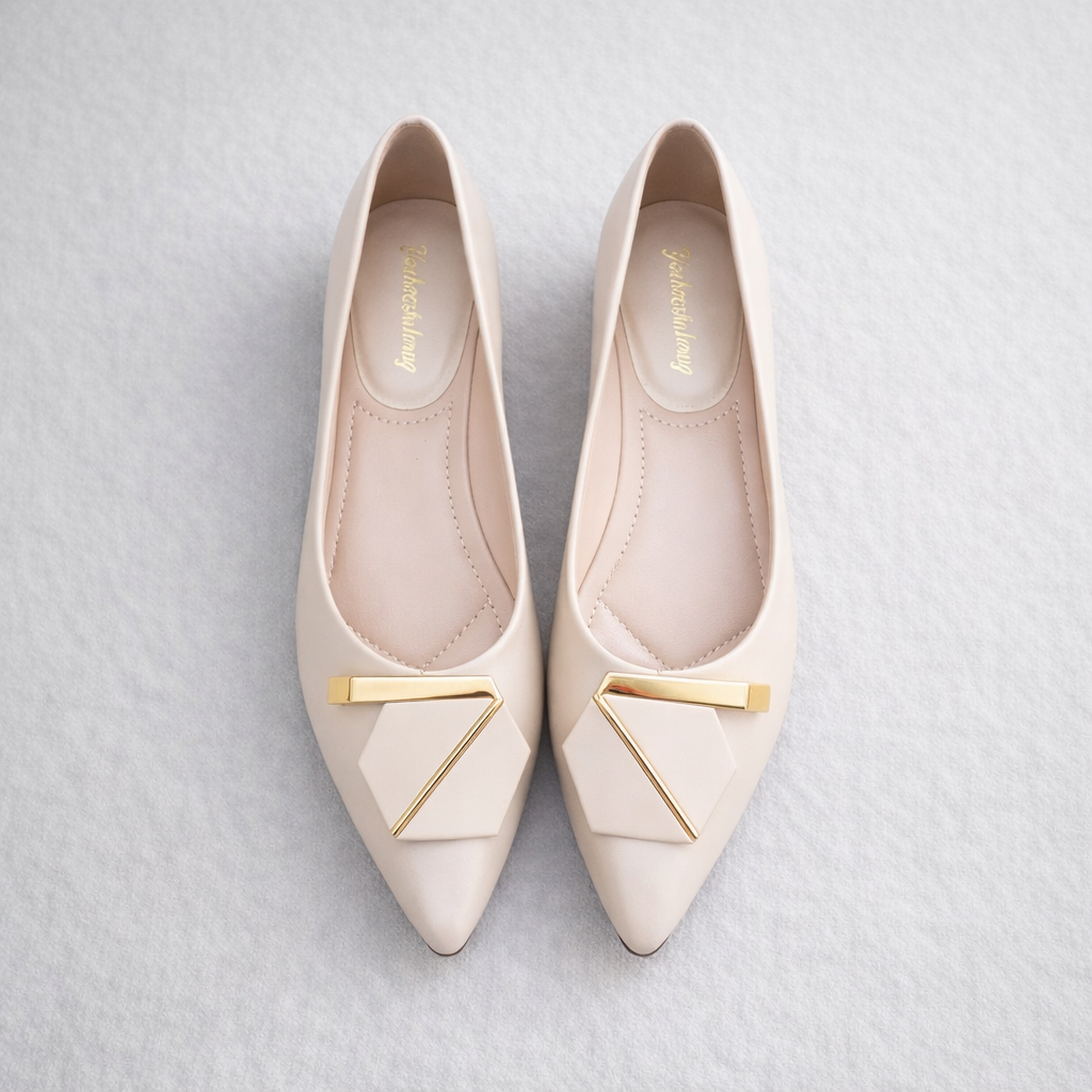 Orlina Leather Flats