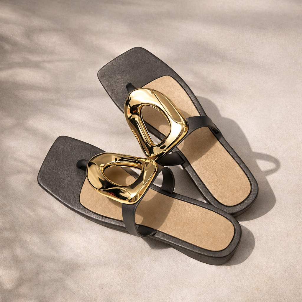 Halo Leather Sandals