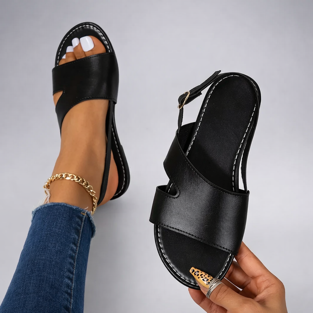 Roselle Leather Sandals