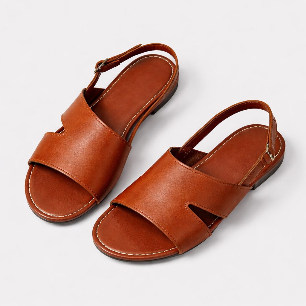Roselle Leather Sandals