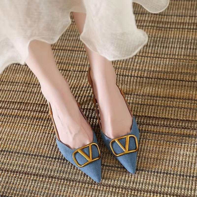 Monterey Denim Heels