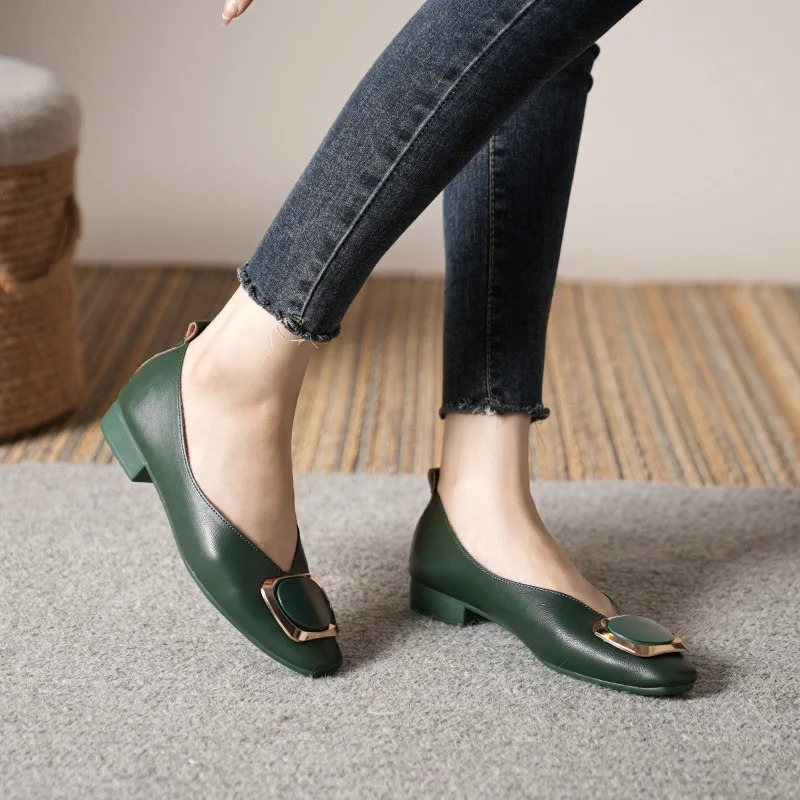 Lumé Leather Flats