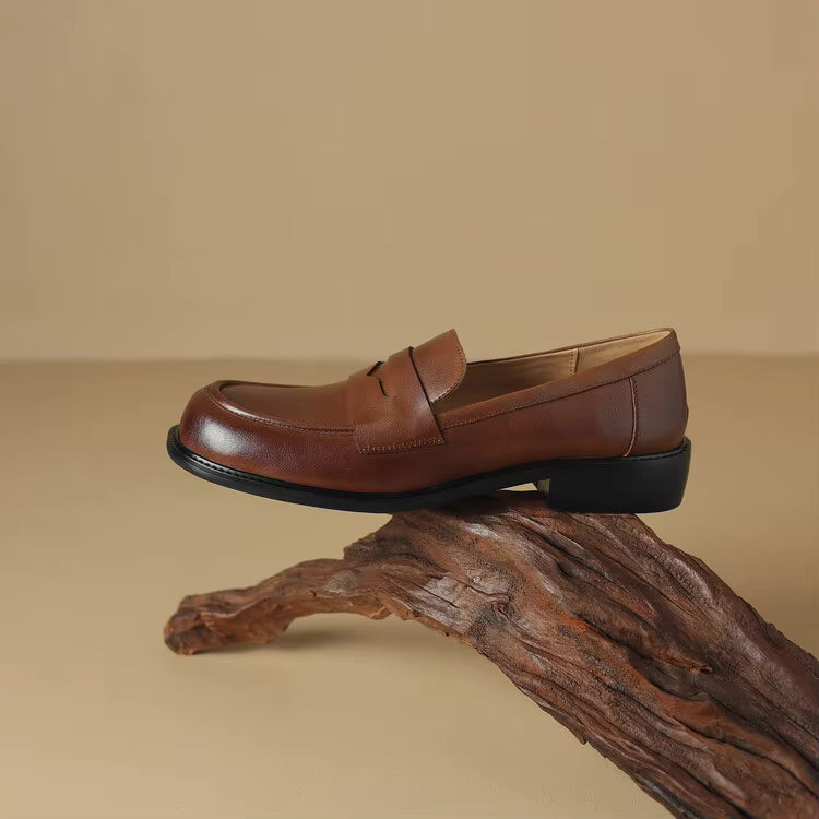 Patina Full Grain Leather Loafers