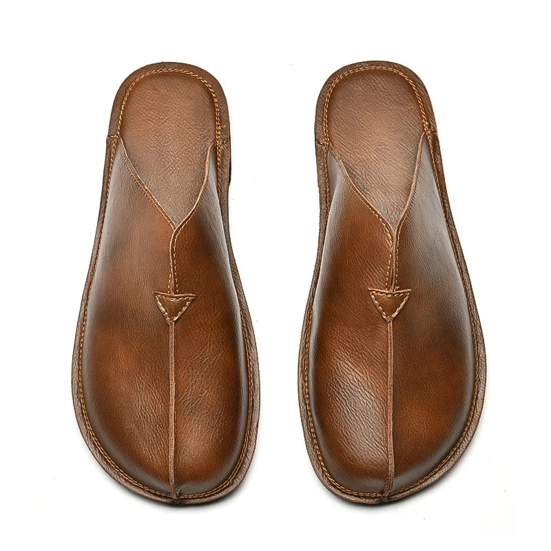 Lorenzo Genuine Leather Slippers