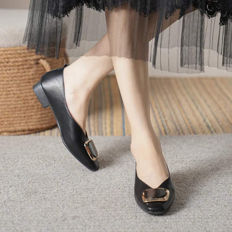 Lumé Leather Flats