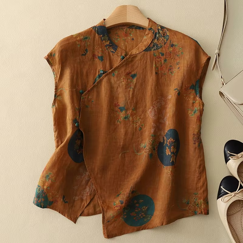 Lunara Button Blouse