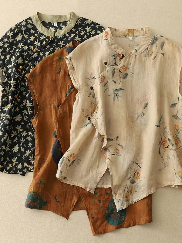 Lunara Button Blouse