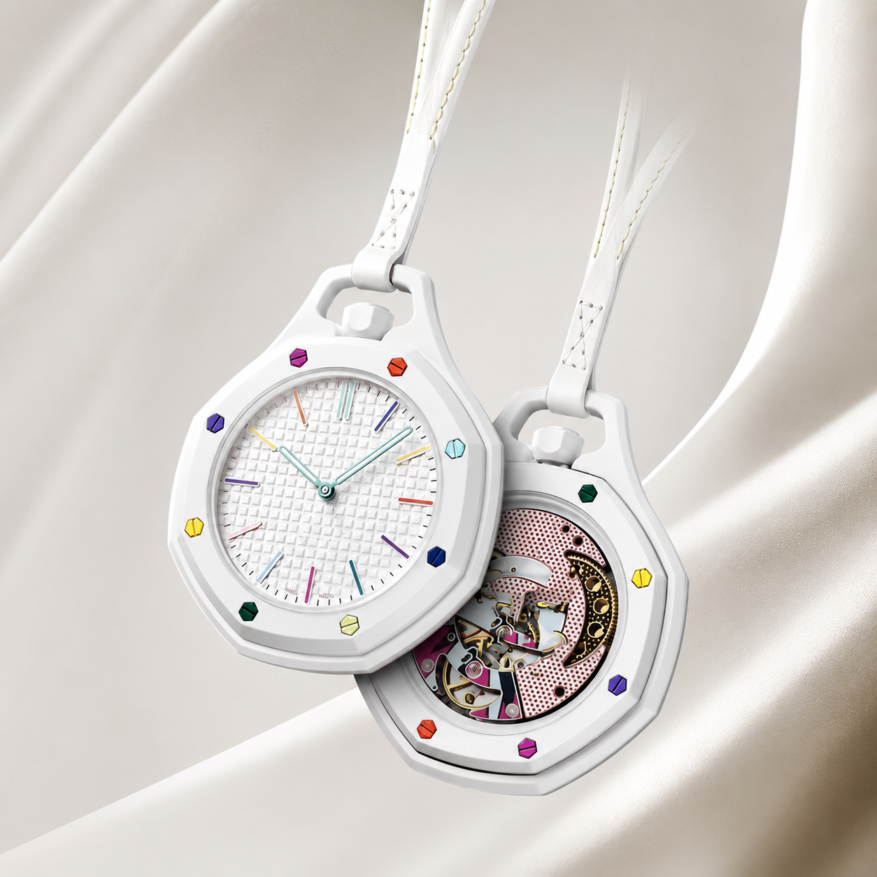 Meridian Skeleton Pocket Watch