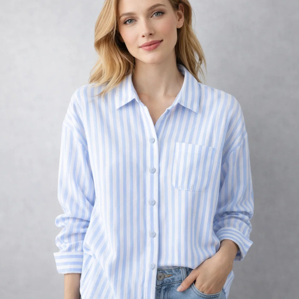 Amalfi Stripe Blouse