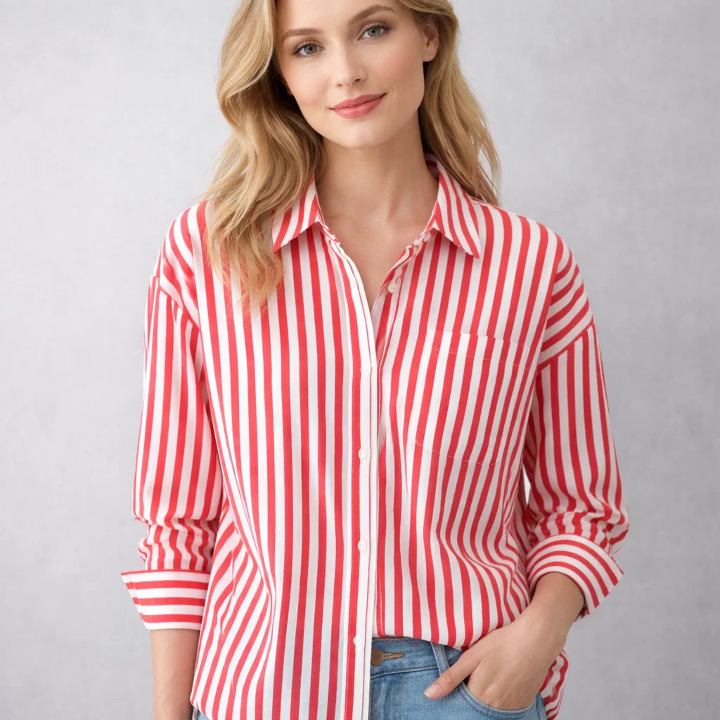 Amalfi Stripe Blouse